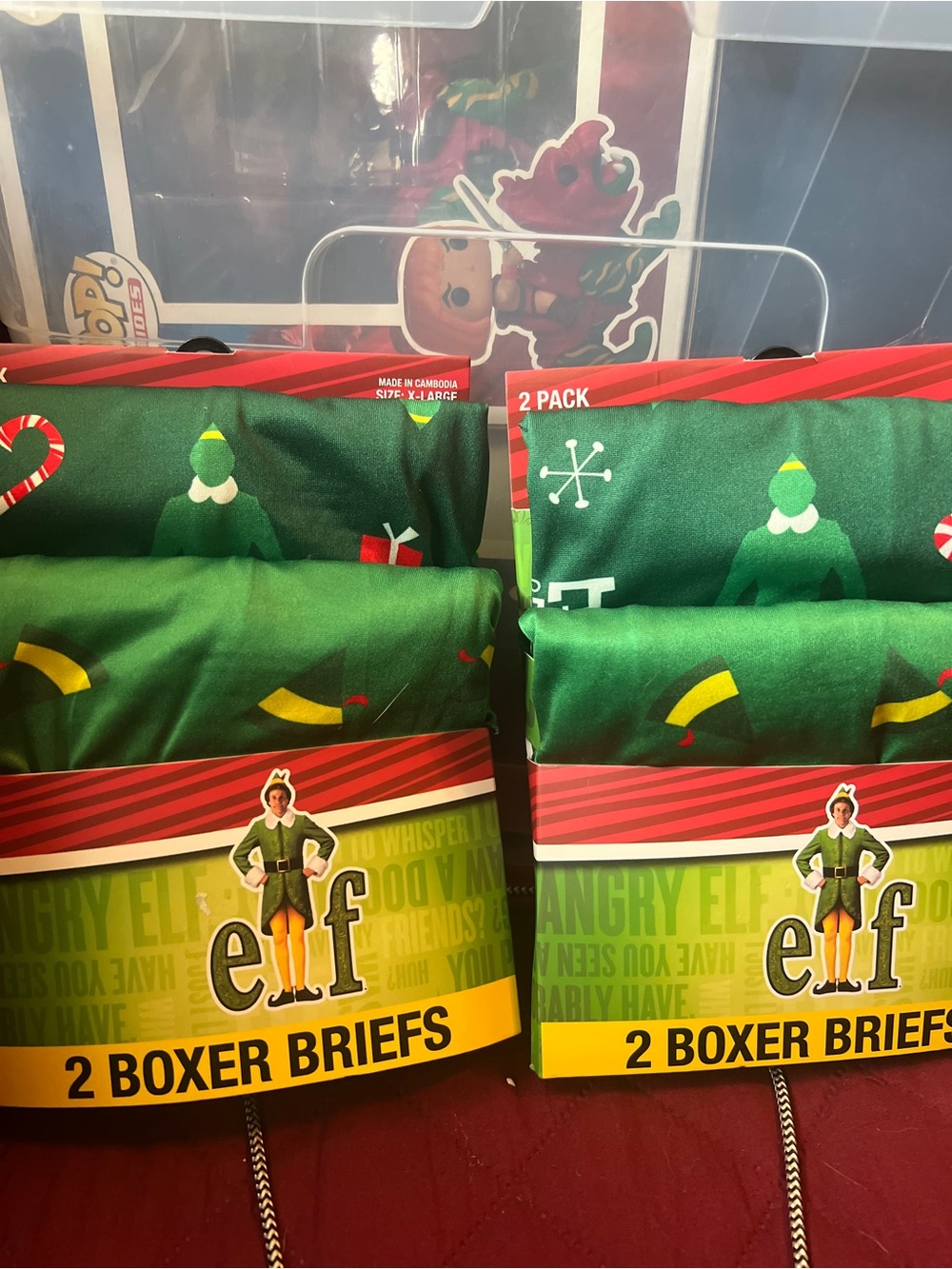 Elf boxer briefs men size XL (39-42) 2 packs =4 pair of briefs